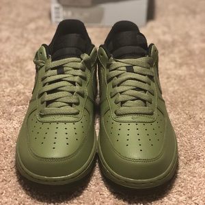 Green Nike Air Force 1s size 8.5 New